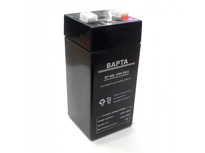Акумуляторна батарея 4V 4,5A BAPTA BP-480 Чорний