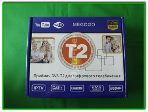 Цифровой ресивер/Тюнер Т2  MEGOGO Т2-168   (DVB-T2, YouTube + HD плеер с HDMI)