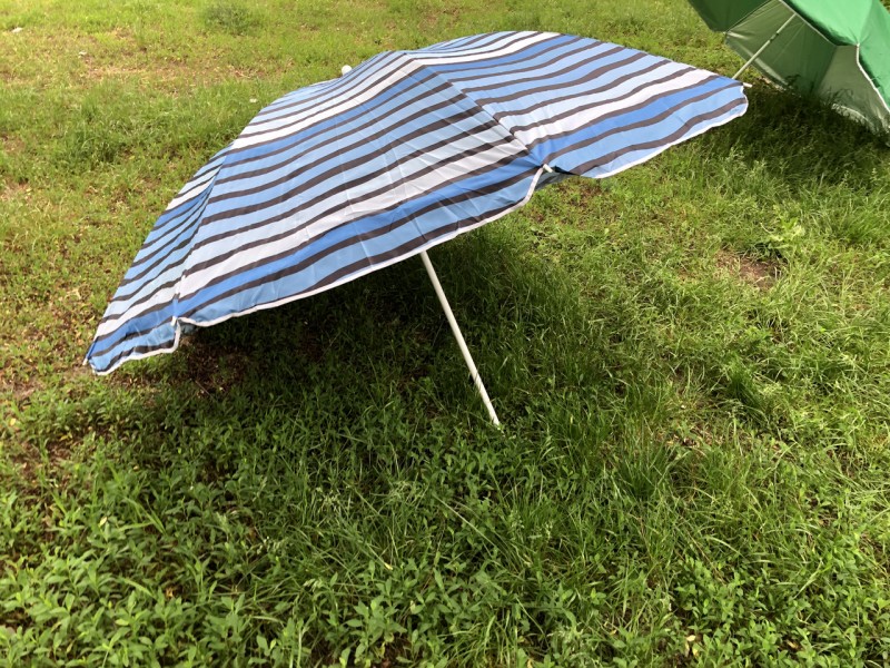 Пляжный зонт с регулируемой высотой и наклоном 180 см 1