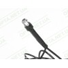 Гирлянда лампа Рубинка 300LED (теплый белый)   LED300WW-7  (черный провод)